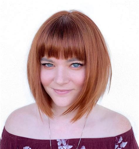 flattering haircut for round face